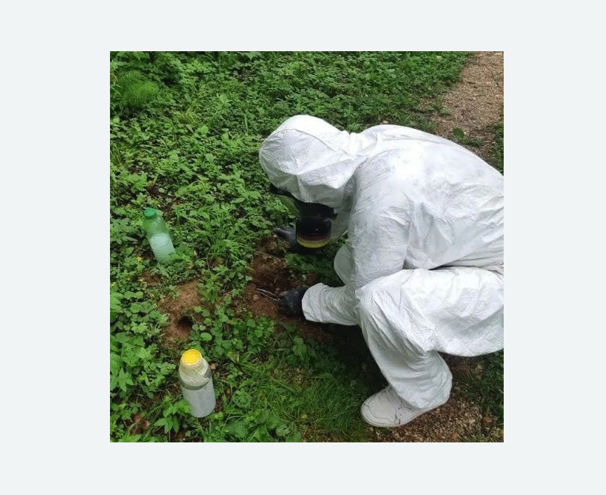 уничтожение кротов на участке в Воткинске